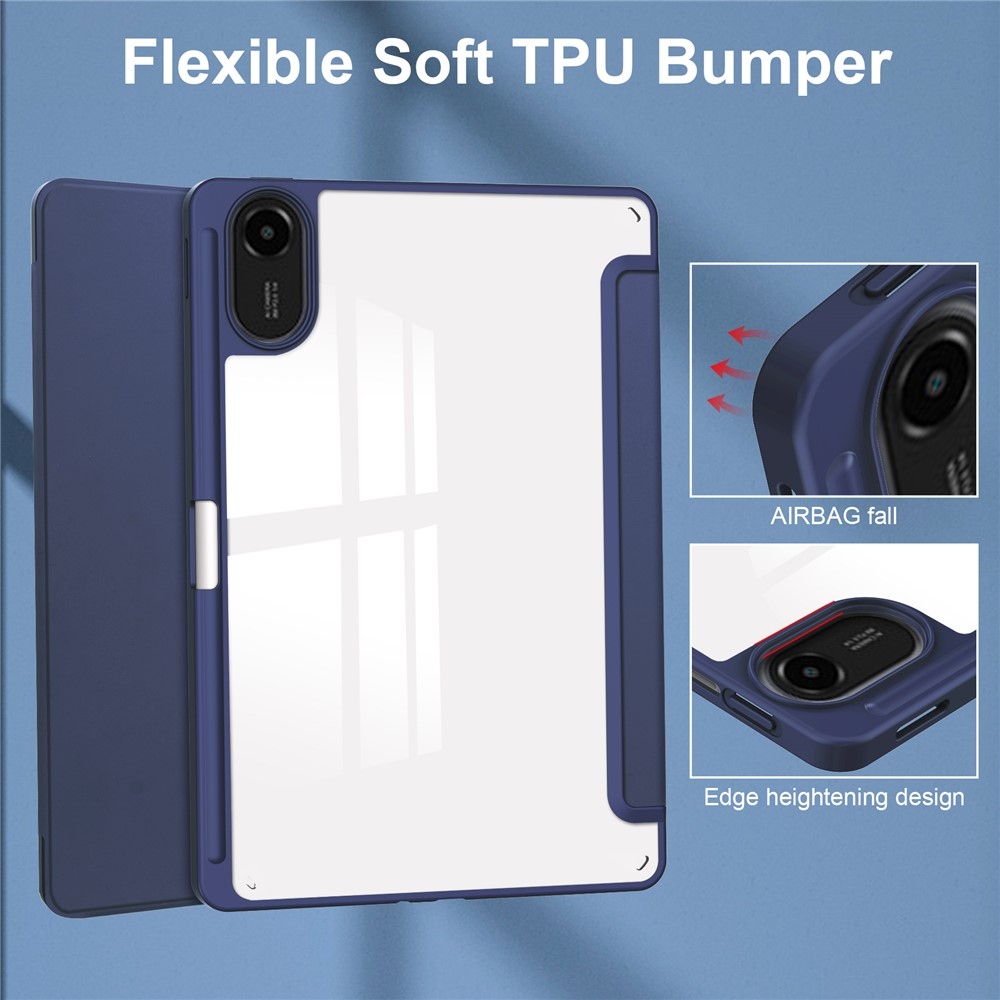 Case chytré zavírací pouzdro na tablet Xiaomi Redmi Pad 2 - tmavěmodré
