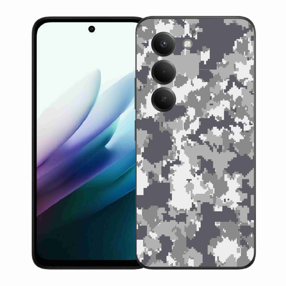 Gelový kryt mmCase na Xiaomi Redmi 15 4G/5G (171mm) - maskáčový vzor 2