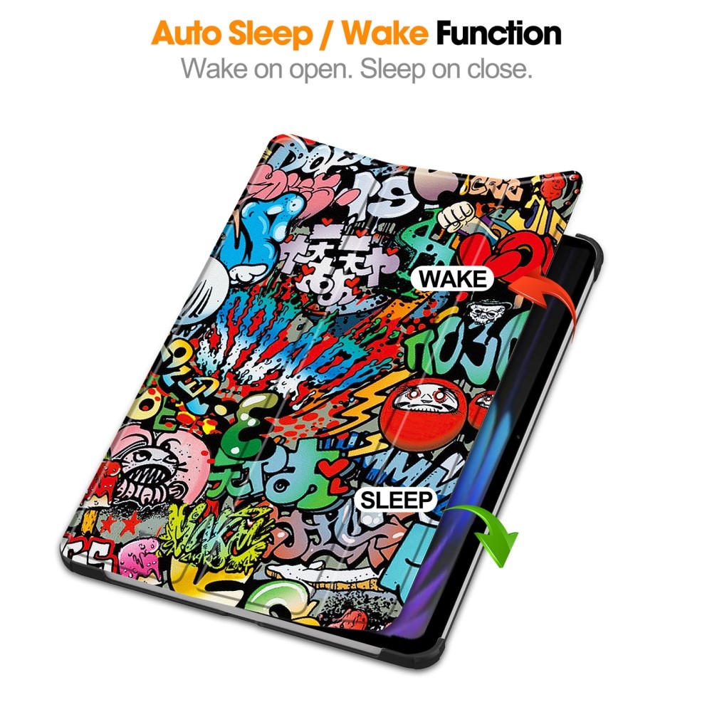Patty chytré polohovací pouzdro na tablet Xiaomi Pad 7/7 Pro - graffiti