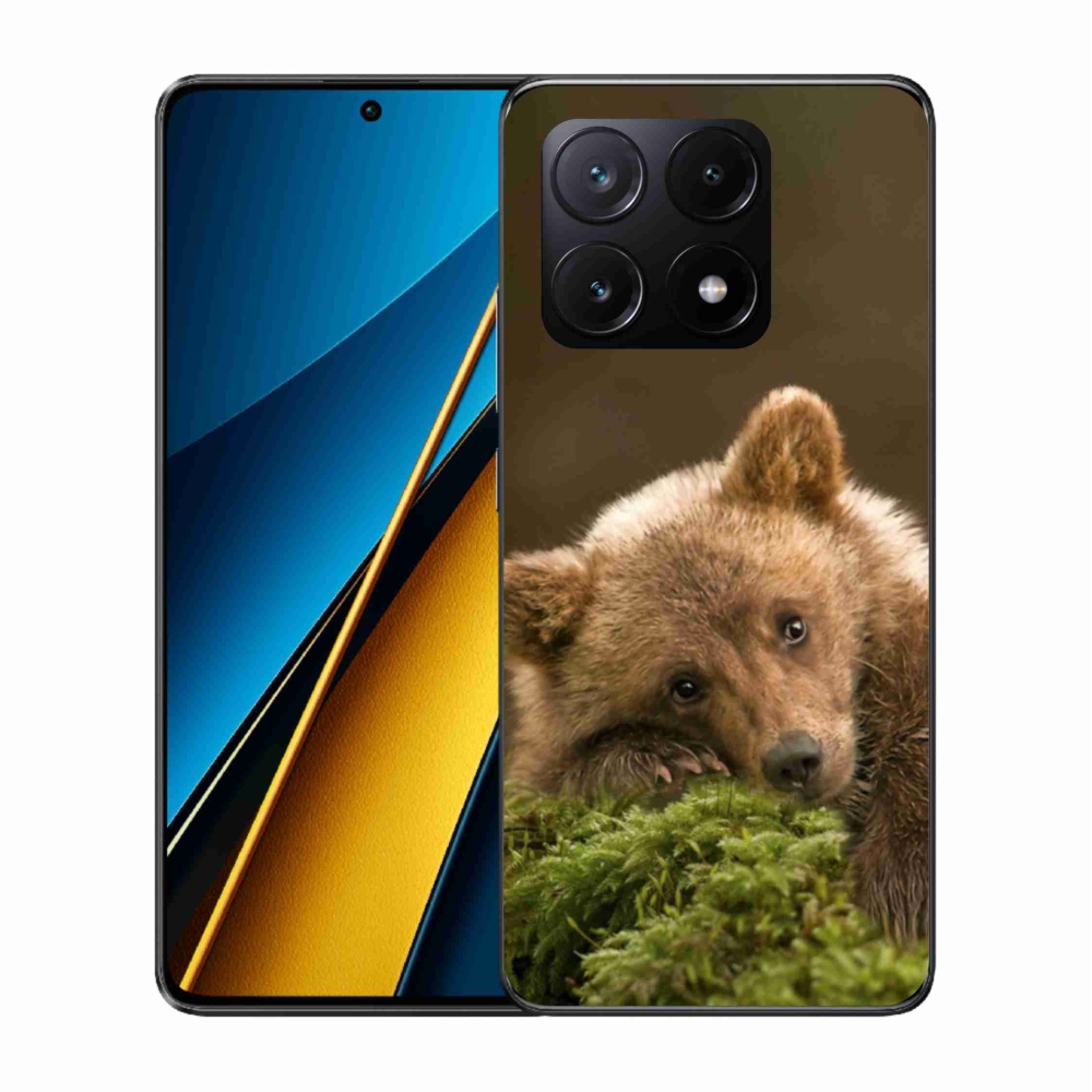 Gelový kryt mmCase na Xiaomi Poco X6 Pro 5G - medvěd