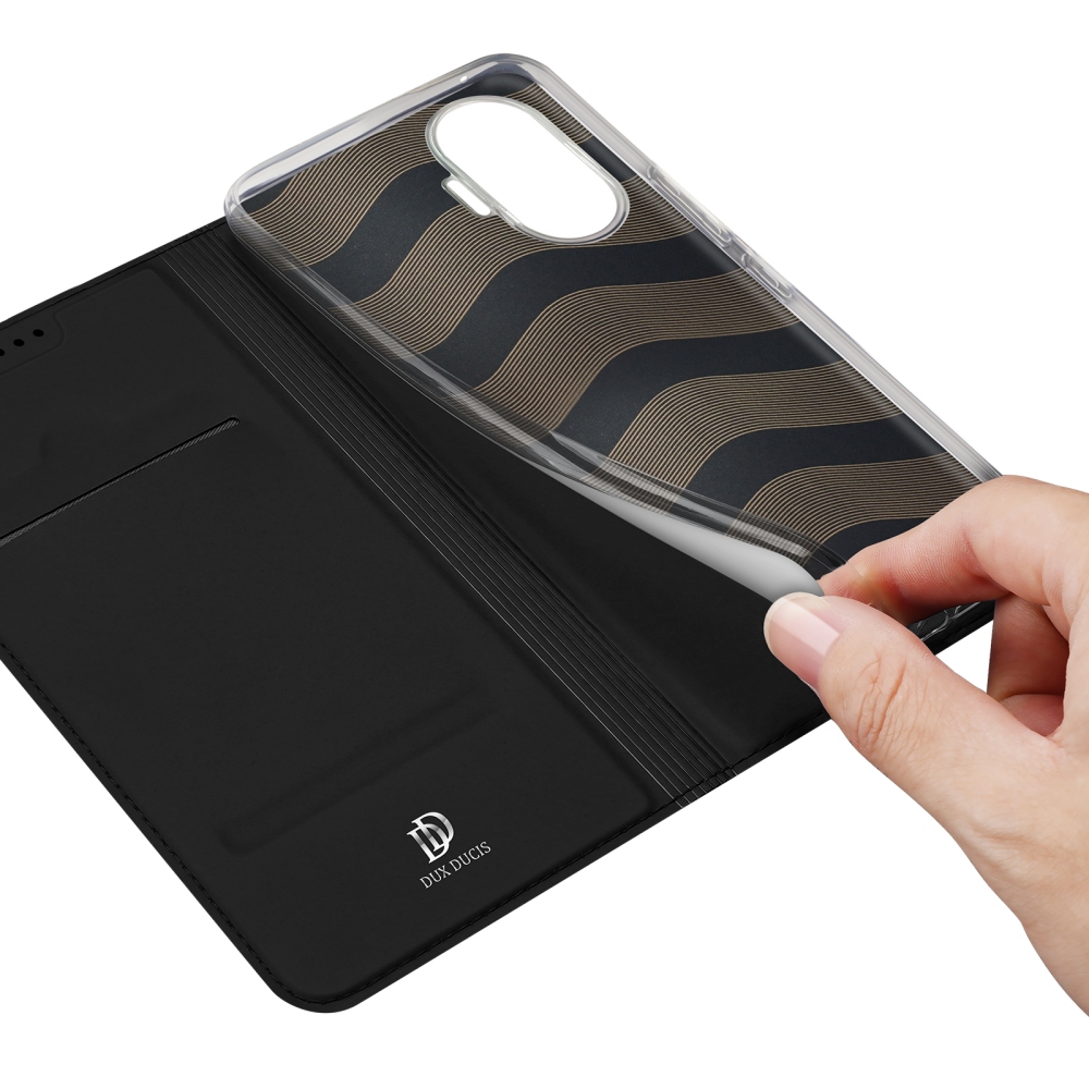 DUX knížkové pouzdro na Xiaomi Poco F7 5G - černé
