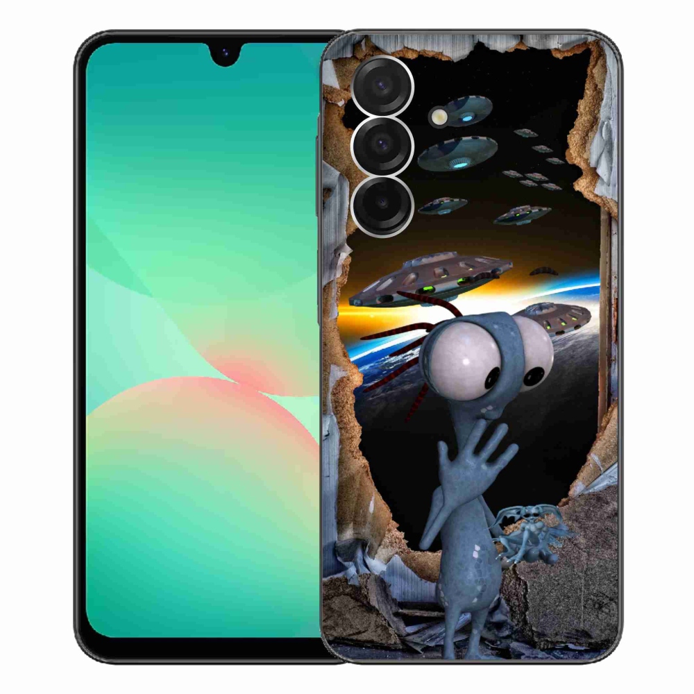 Gelový kryt mmCase na Samsung Galaxy A26 5G - mimozemšťan