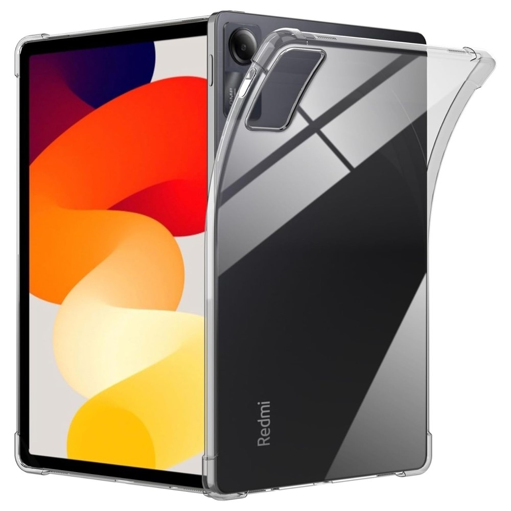 Průhledný gelový obal s vyztuženými rohy na Xiaomi Redmi Pad SE - průhledný