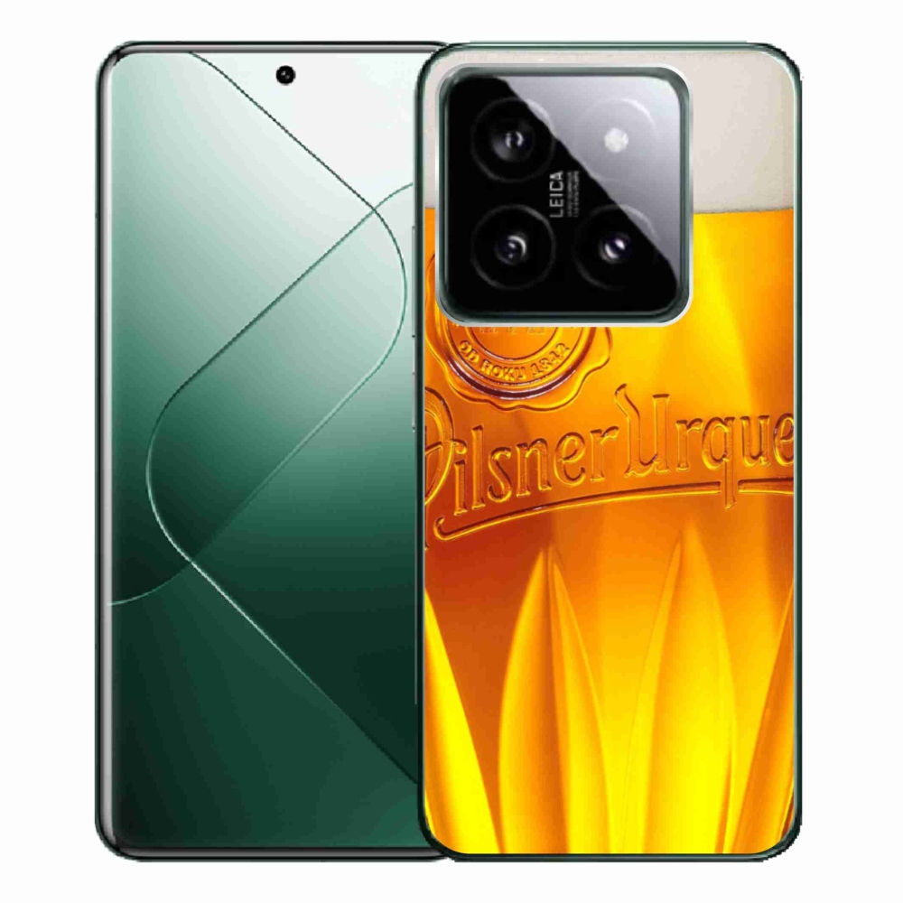 Gelový kryt mmCase na Xiaomi 14 Pro - pivo