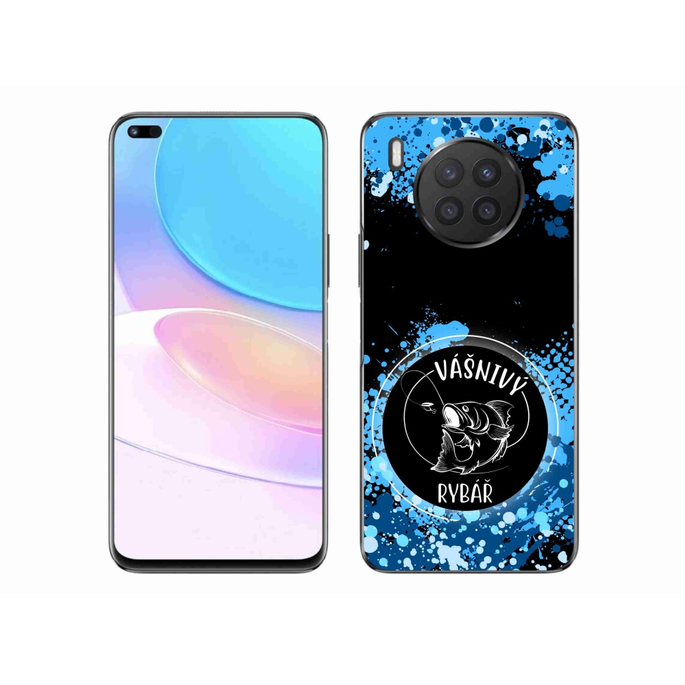 Gelový kryt mmCase na Honor 50 Lite - vášnivý rybář černé pozadí