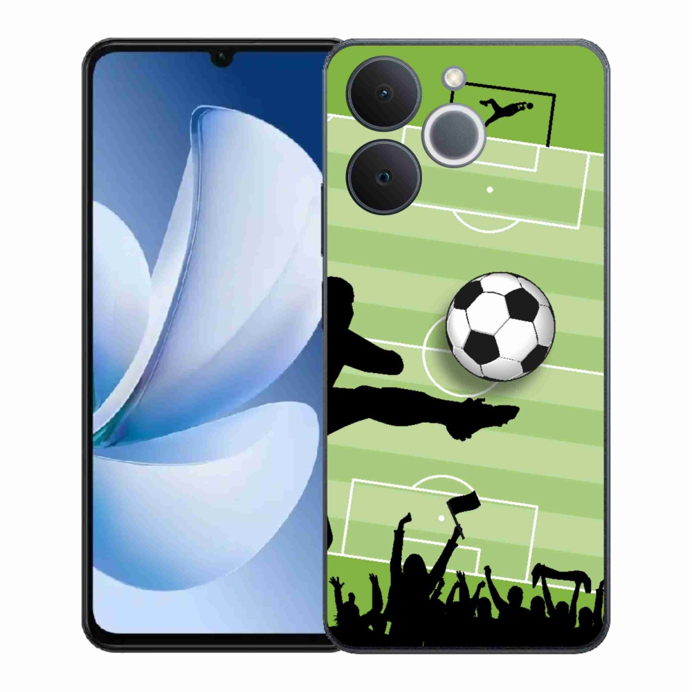 Gelový kryt mmCase na Realme Note 70T - fotbal 3