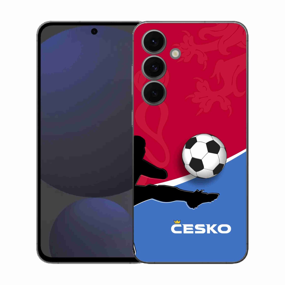 Gelový kryt mmCase na Samsung Galaxy S25 FE - fotbal Česko 2