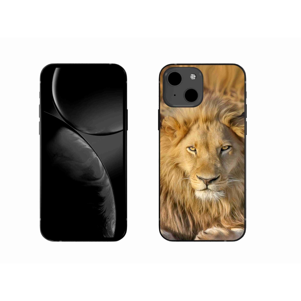 Gelový kryt mmCase na iPhone 13 - lev 2