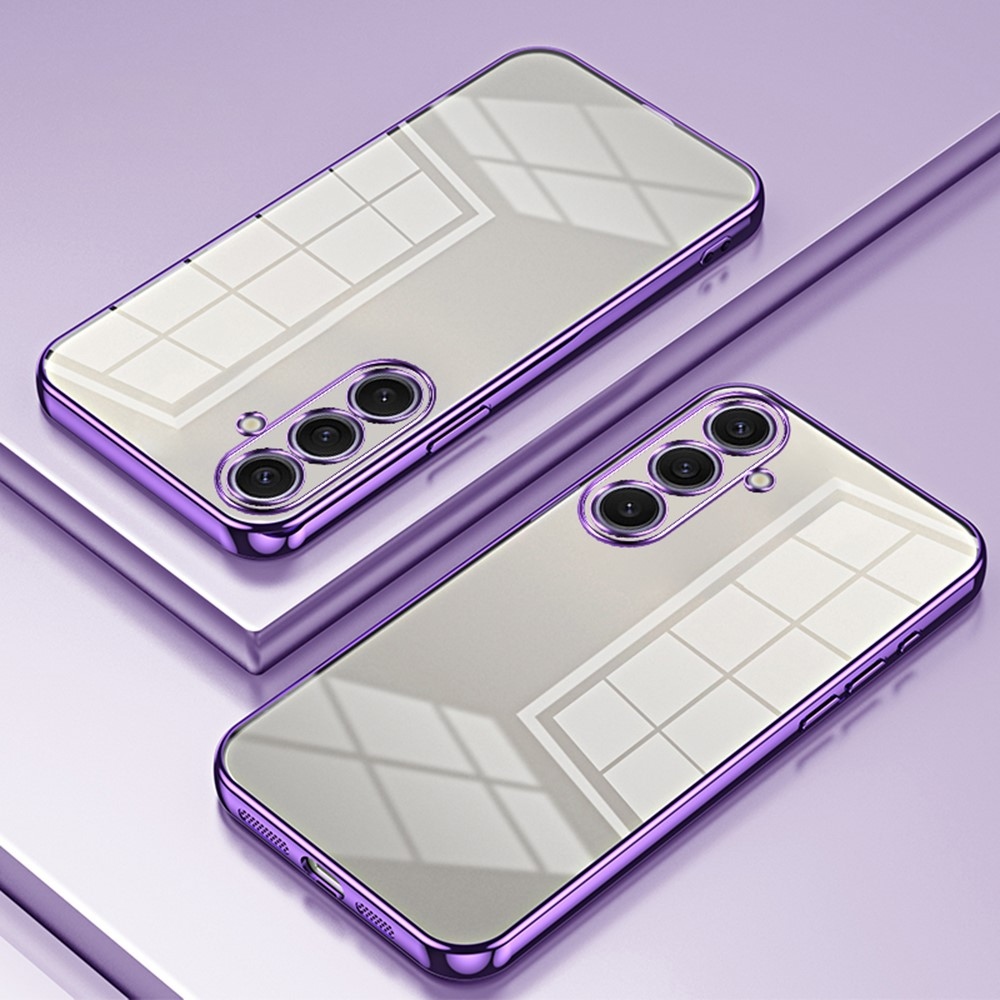 Electro gelový obal na Samsung Galaxy S25+ - fialový