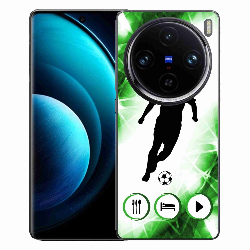 Gelový kryt mmCase na Vivo X100 Pro 5G - fotbalista