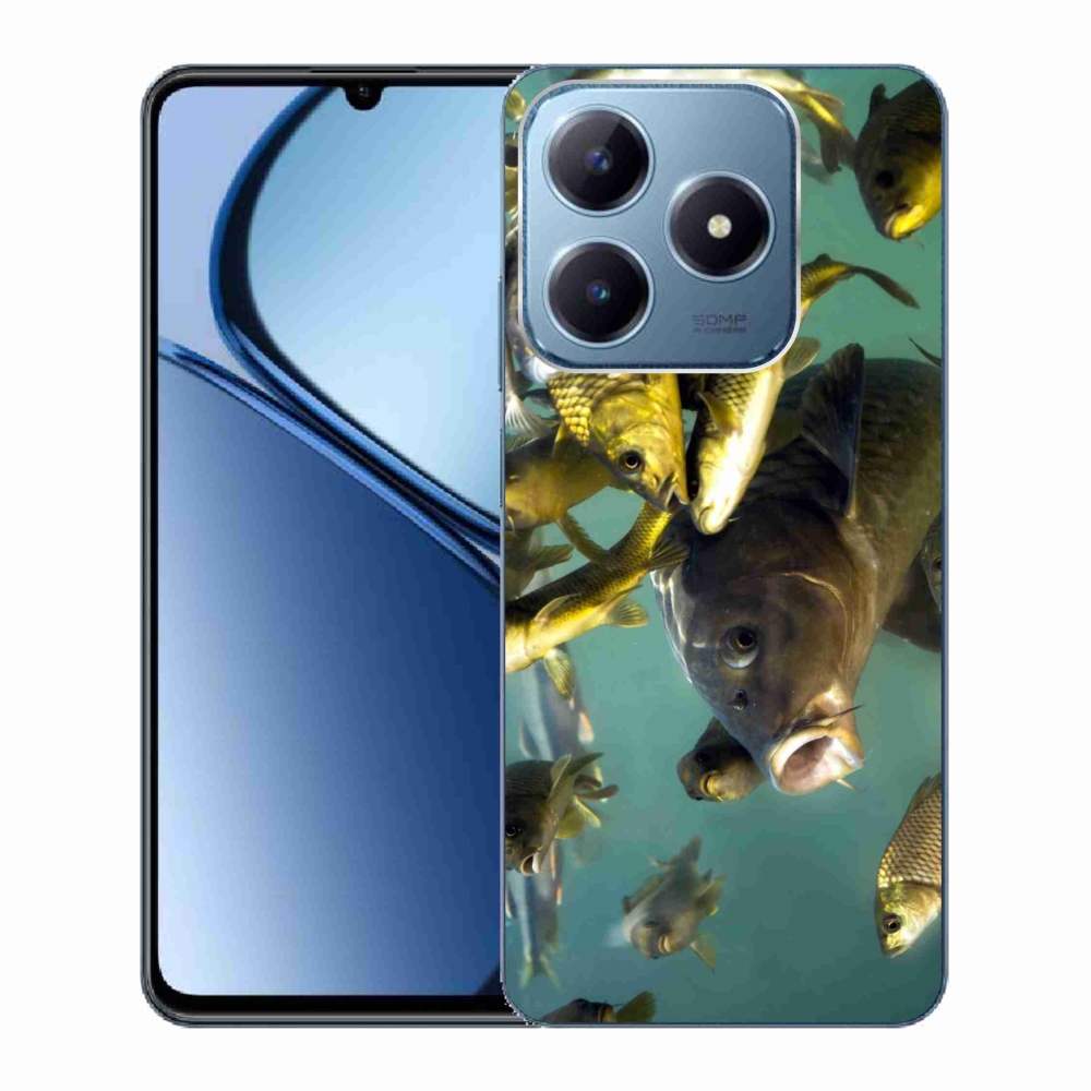 Gelový obal mmCase na Realme C63 - hejno ryb