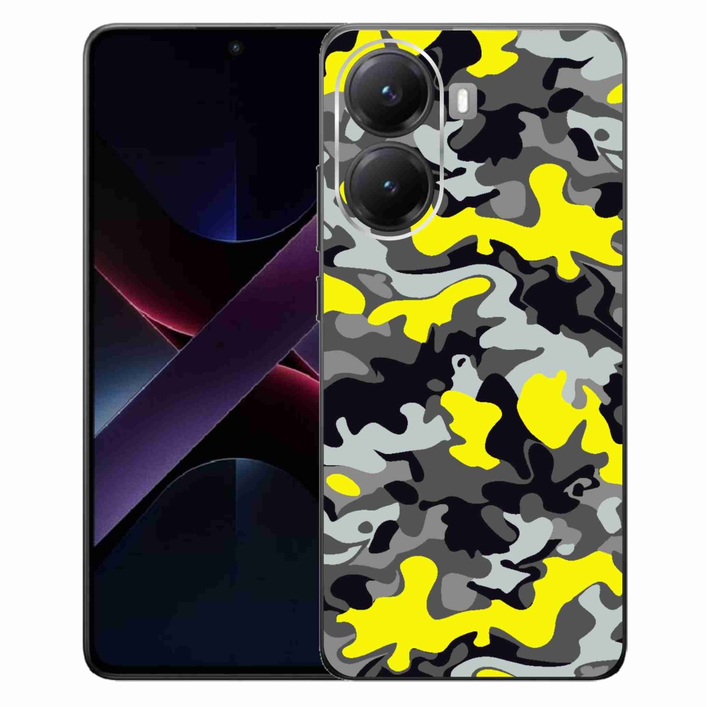 Gelový kryt mmCase na Xiaomi Poco X7 Pro 5G - maskáčový vzor 6