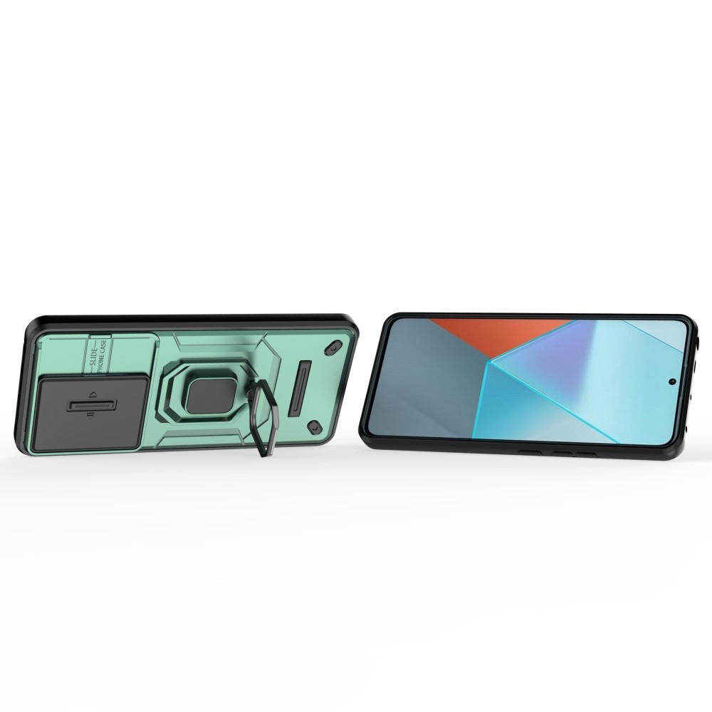 Lens odolný hybridní kryt na Xiaomi Redmi Note 13 Pro 5G/Poco X6 5G - zelený