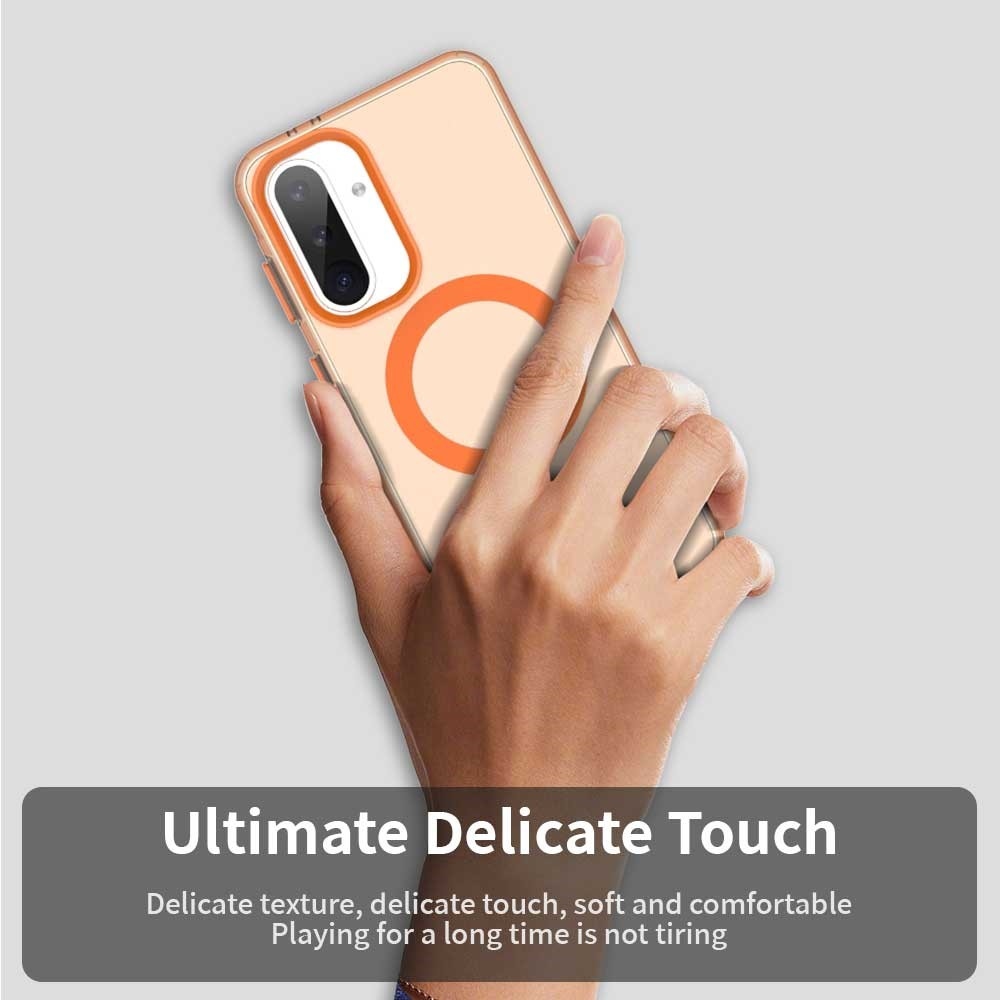 Candy gelový obal MagSafe pro Samsung Galaxy A36 5G/A56 5G - oranžový
