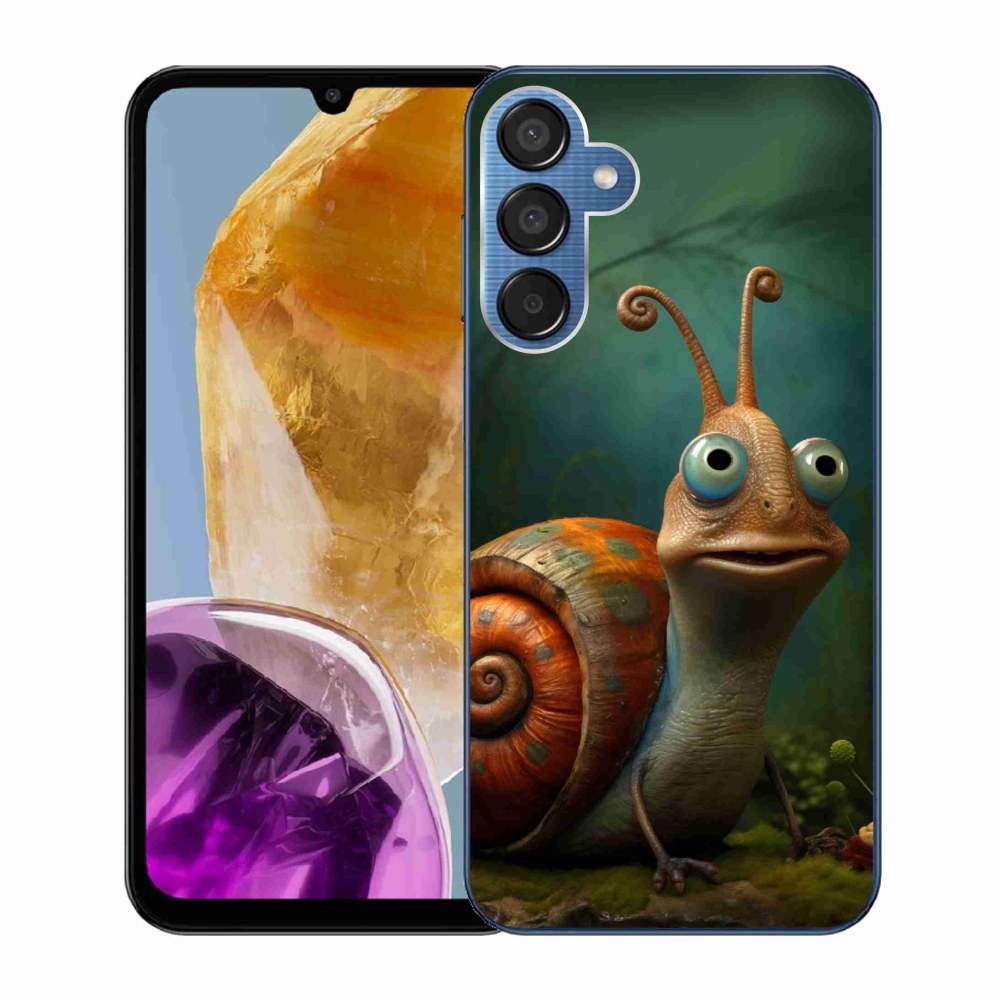 Gelový kryt mmCase na Samsung Galaxy M15 5G - šnek
