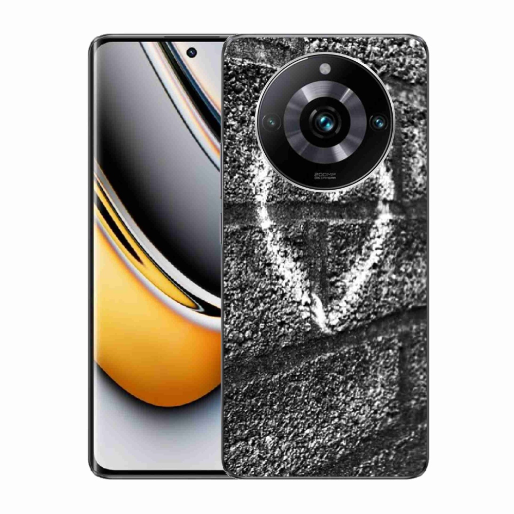 Gelový kryt mmCase na Realme 11 Pro/11 Pro+ - srdce na zdi