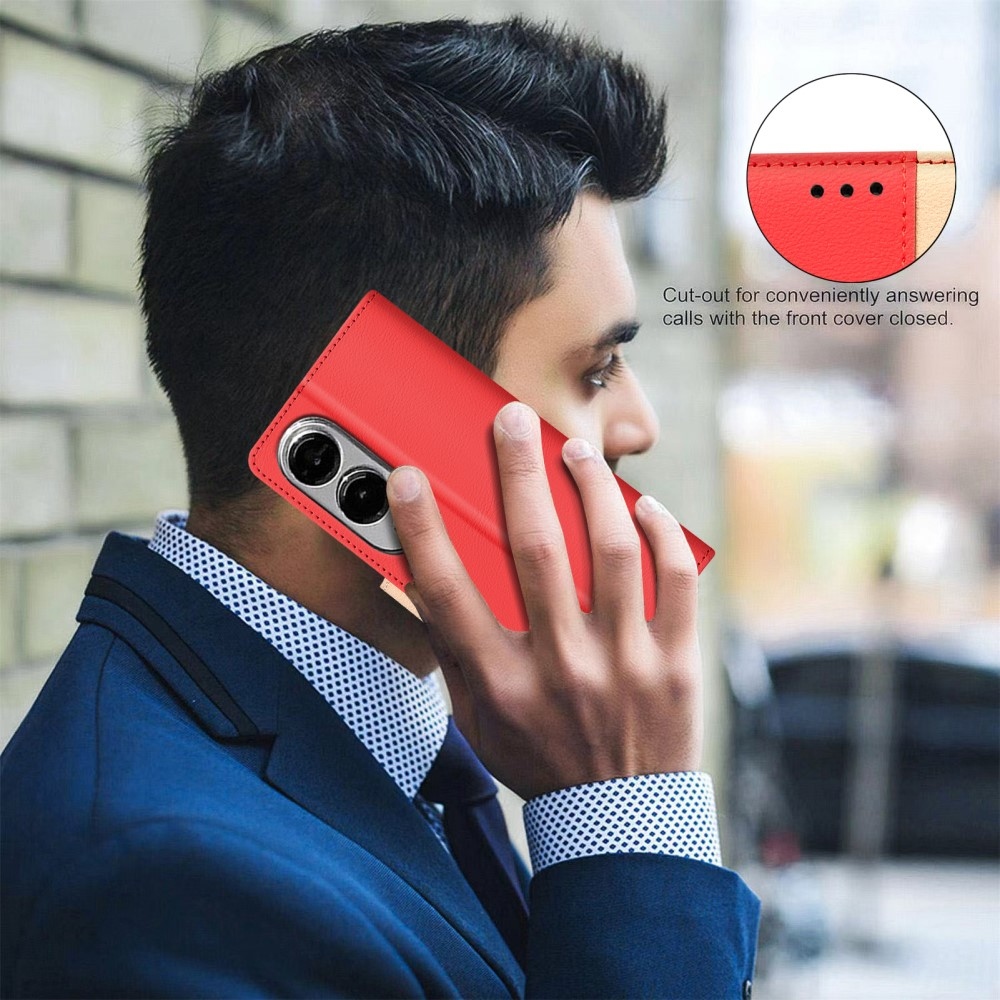 BNF DUO knížkové pouzdro na Samsung Galaxy S25 Edge - červené