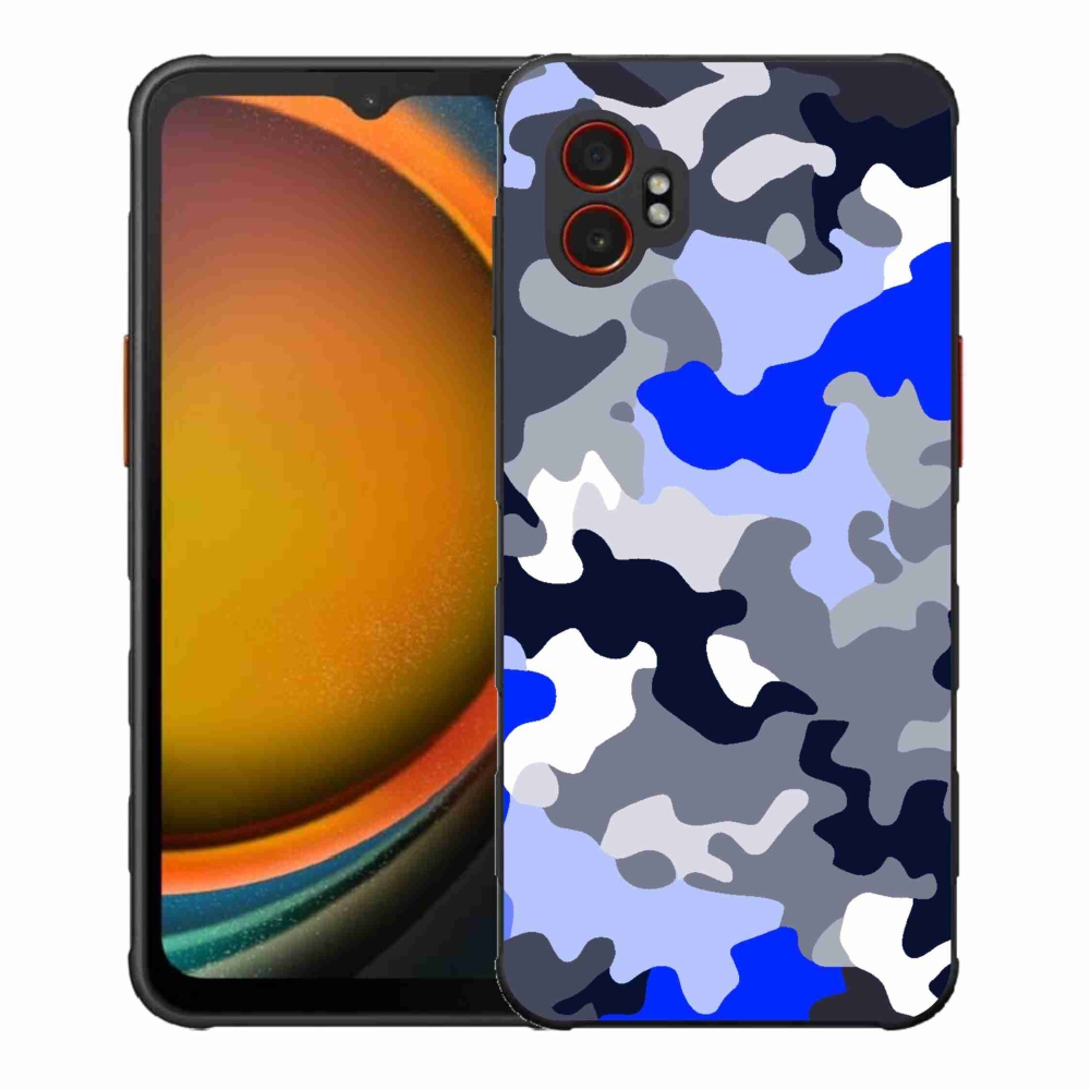 Gelový kryt mmCase na Samsung Galaxy Xcover 7 Pro - maskáčový vzor 8