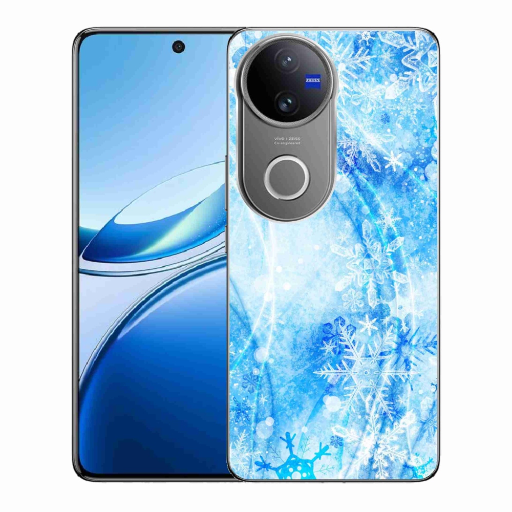 Gelový kryt mmCase na Vivo V50 5G - sněhové vločky