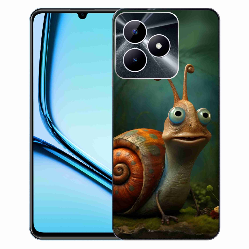 Gelový kryt mmCase na Realme Note 50 - šnek