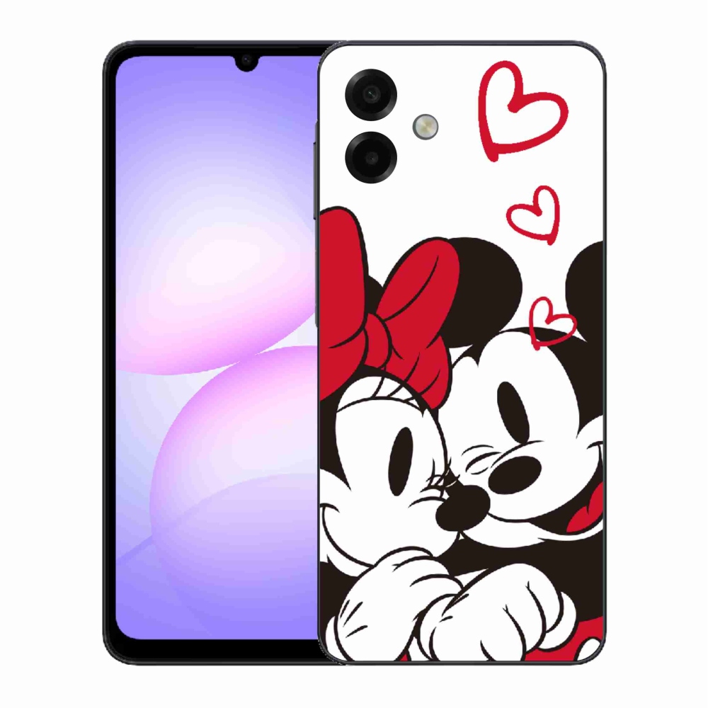 Gelový kryt mmCase na Samsung Galaxy A07 4G - minnie a mickey