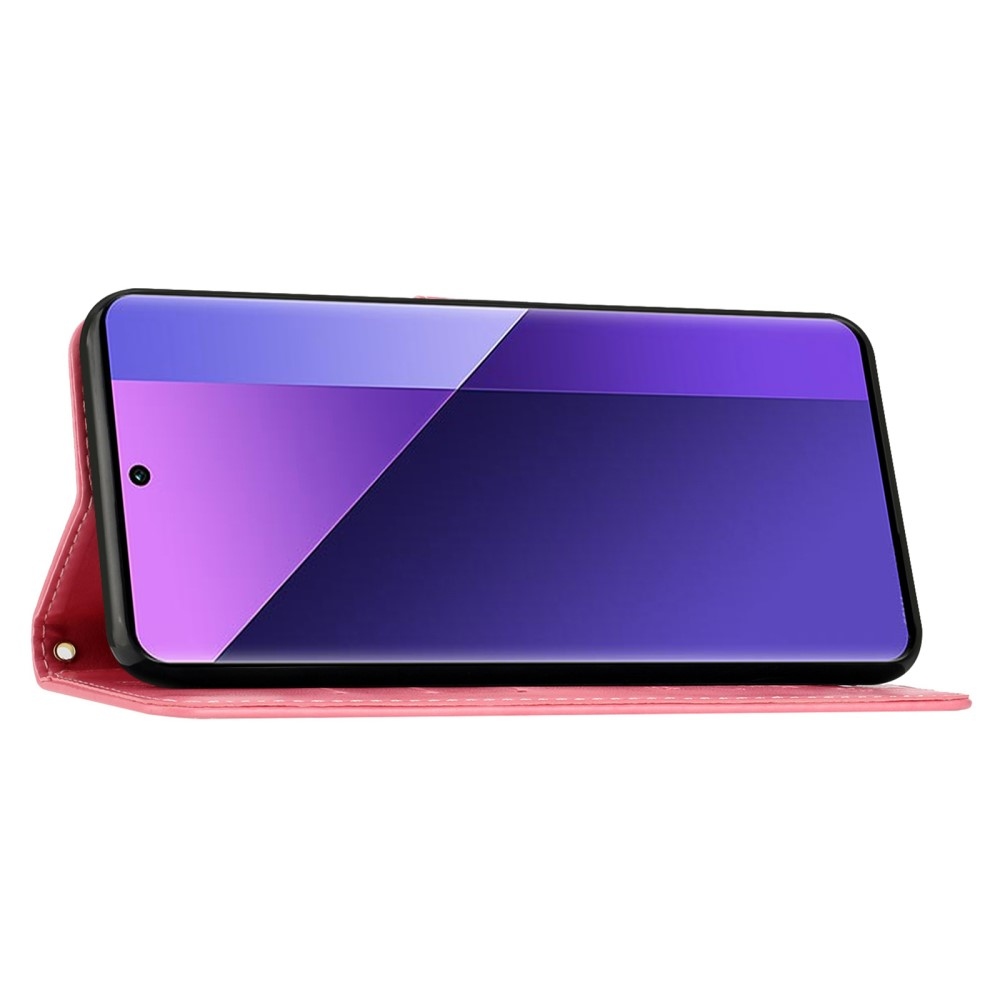 Flowers knížkové pouzdro na Samsung Galaxy A26 5G - růžové