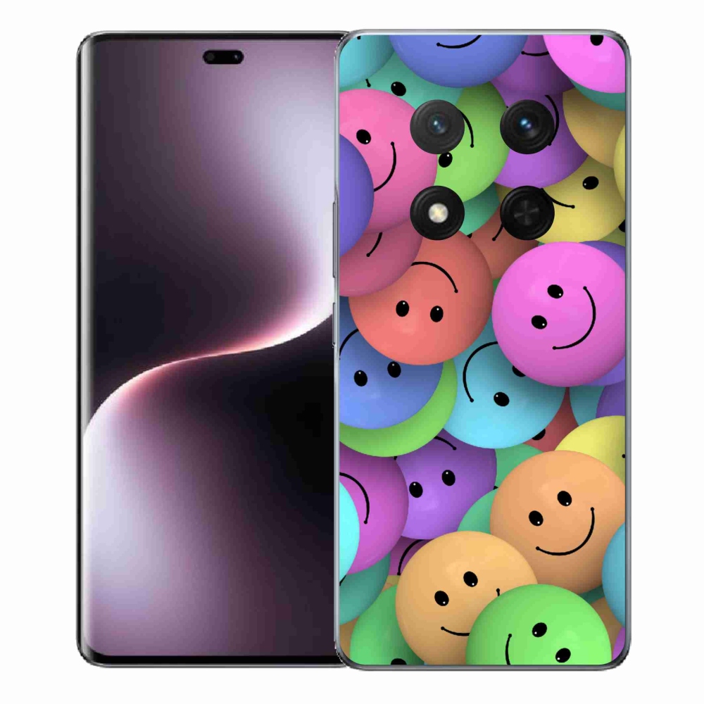 Gelový kryt mmCase na Honor Magic 7 Lite 5G - barevní smajlíci