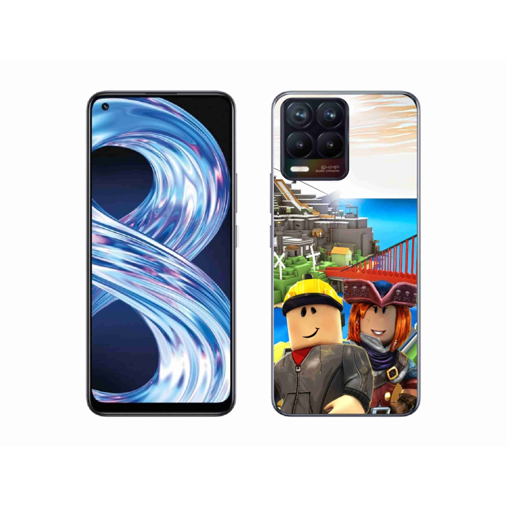 Gelový kryt mmCase na Realme 8 Pro - roblox 1