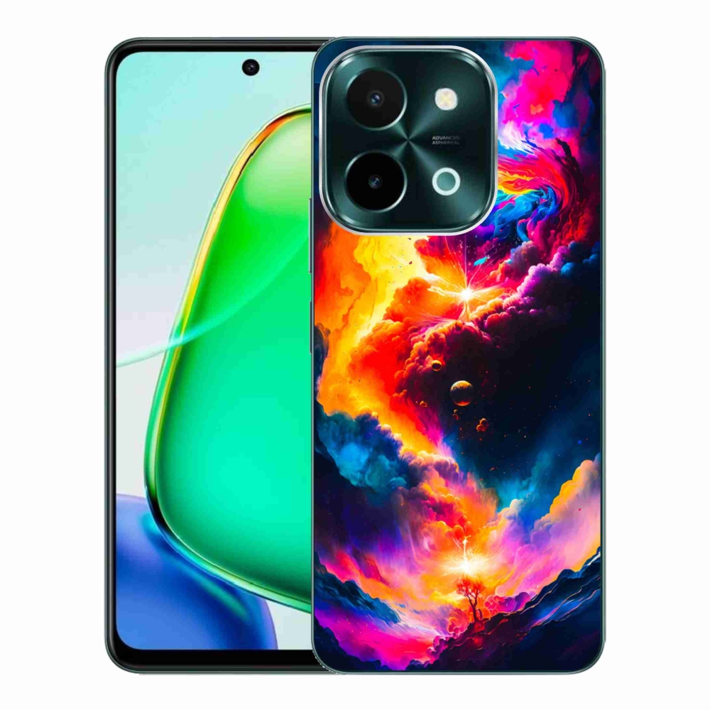 Gelový kryt mmCase na Vivo Y28 - abstraktní motiv