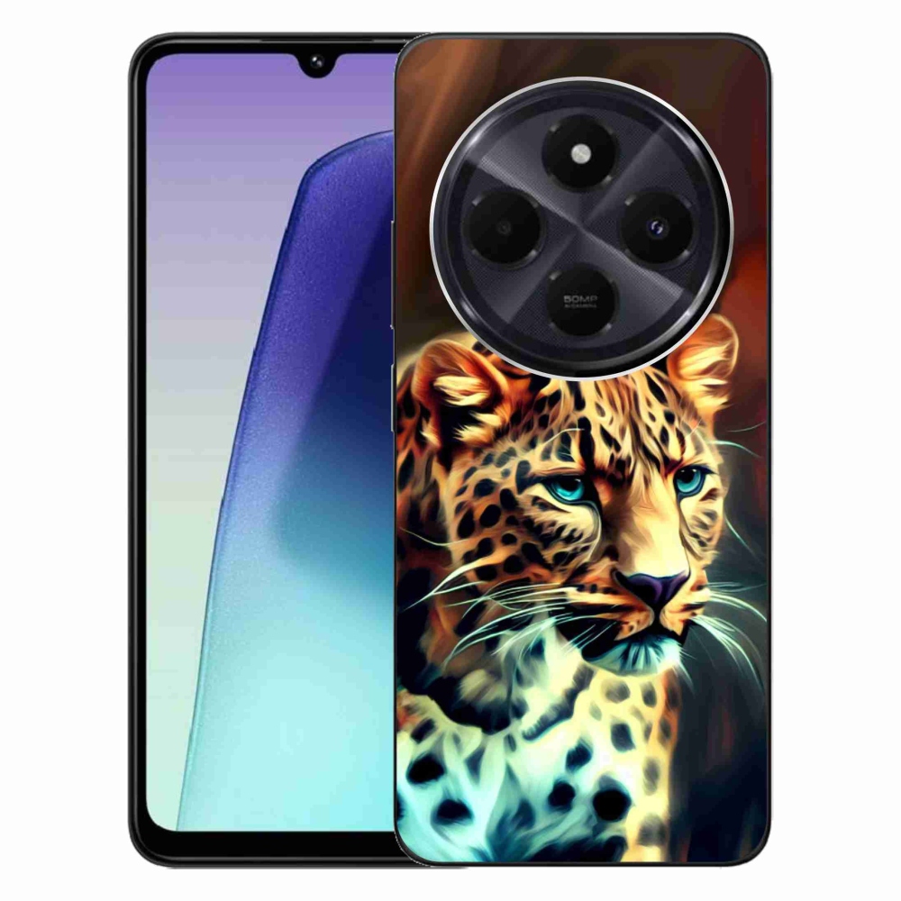 Gelový kryt mmCase na Xiaomi Redmi 14C/Poco C75 - leopard