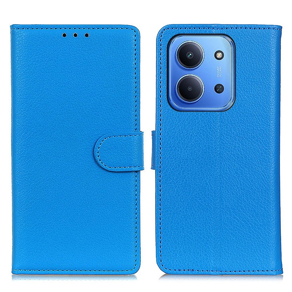 Litchie knížkové pouzdro na Xiaomi Redmi 15C 4G/5G (173mm) - modré