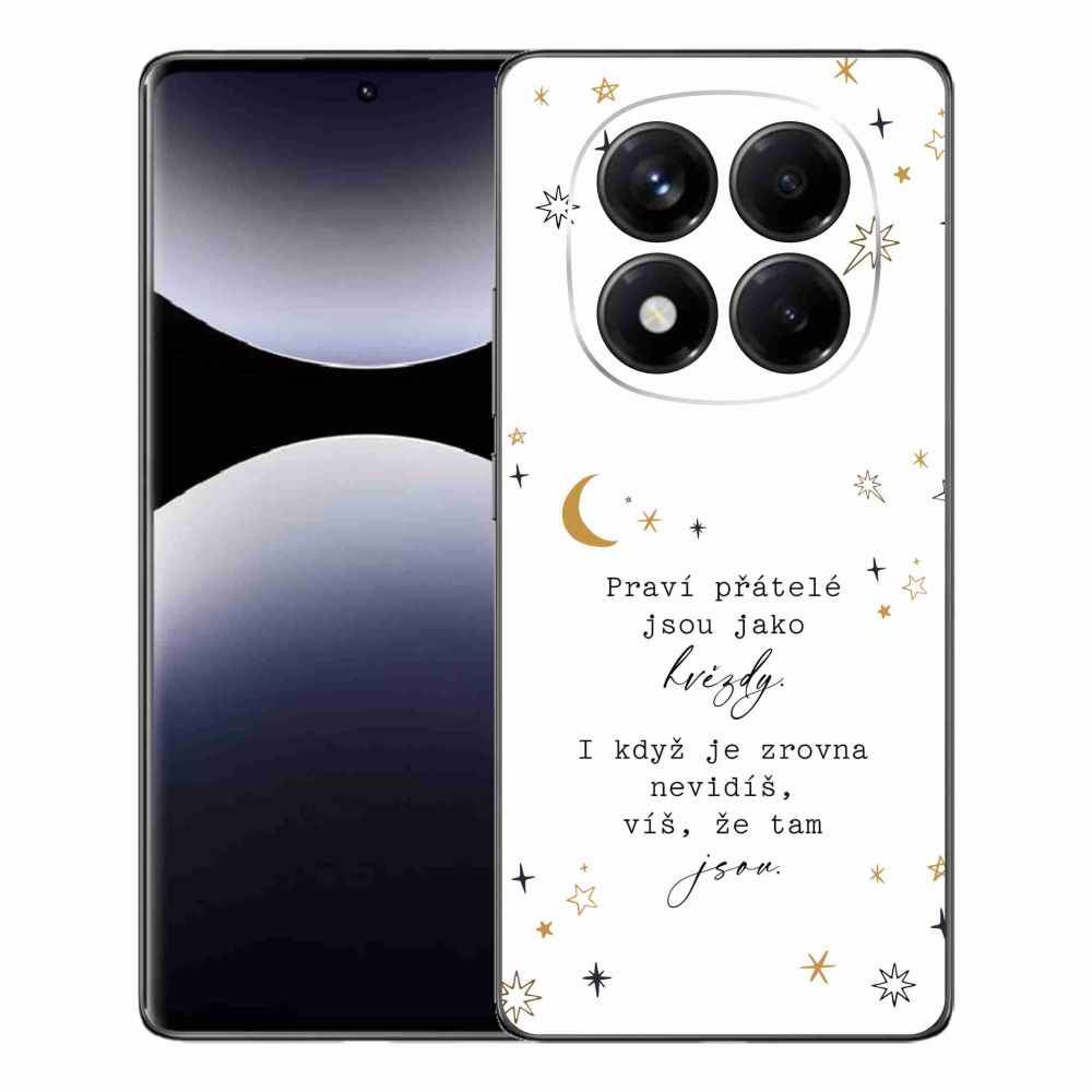 Gelový kryt mmCase na Xiaomi Redmi Note 14 Pro - citát 6 bílé pozadí