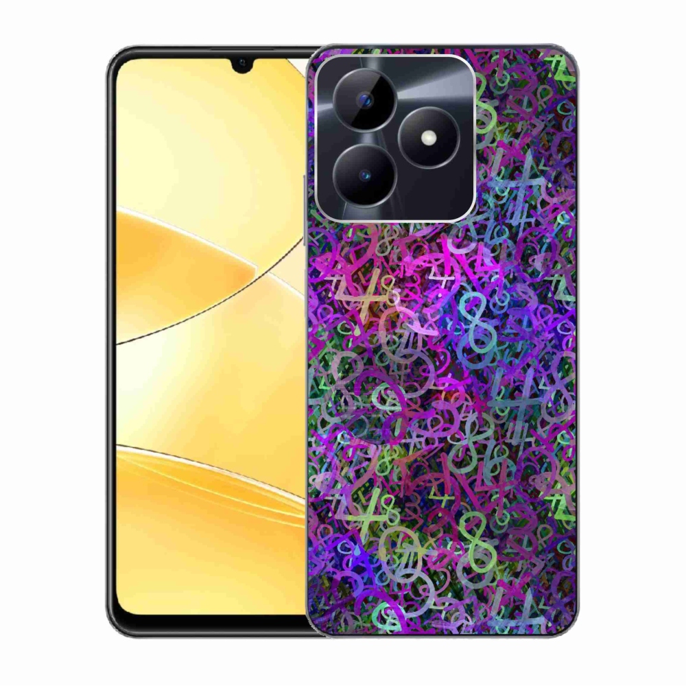 Gelový kryt mmCase na Realme C51/C53 - abstraktní motiv 25