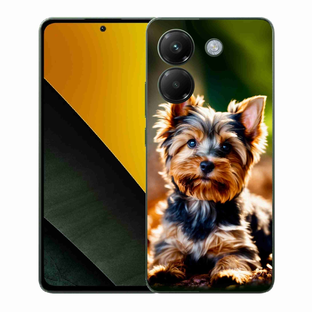 Gelový kryt mmCase na Xiaomi Poco M7 Pro 5G - jorkšír 10
