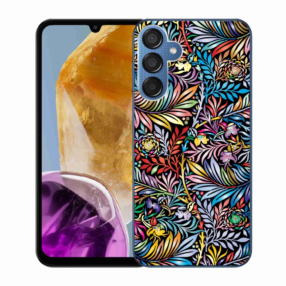 Gelový kryt mmCase na Samsung Galaxy M15 5G - květiny 5