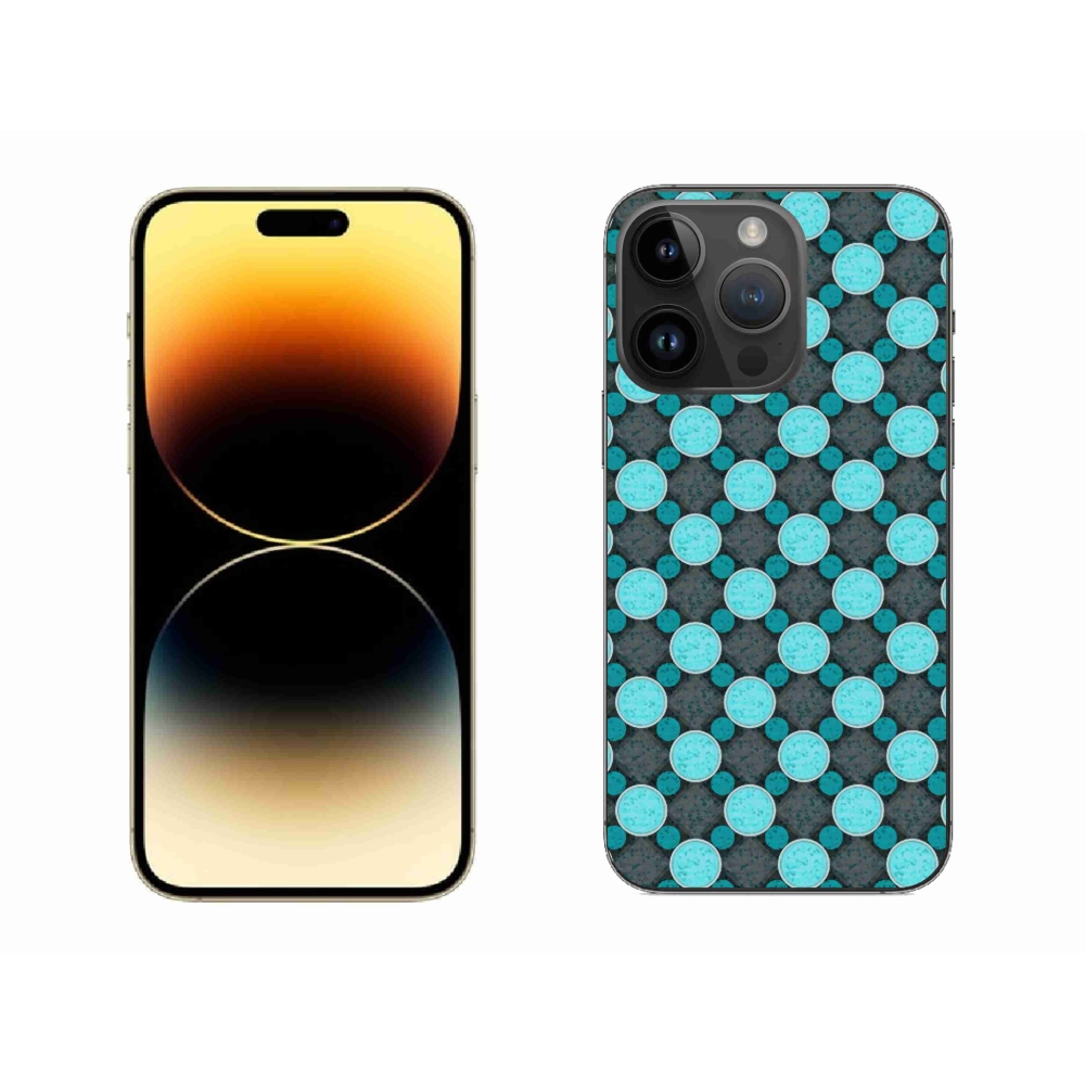 Gelový kryt mmCase na iPhone 14 Pro Max - abstraktní motiv 14
