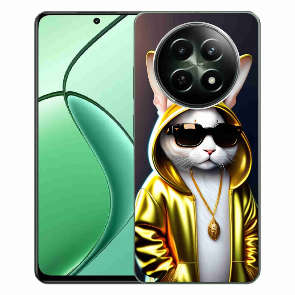 Gelový kryt mmCase na Realme 12 5G/12x 5G - kočka boss