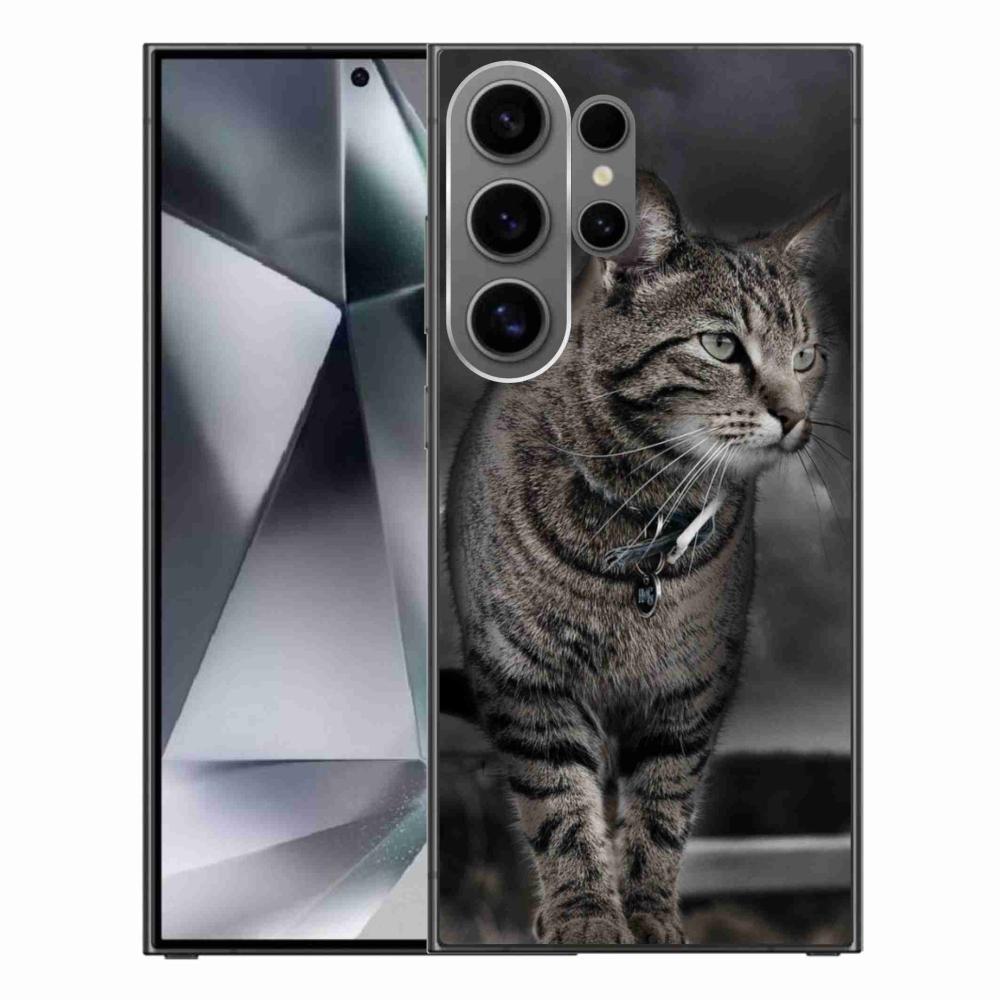 Gelový kryt mmCase na Samsung Galaxy S24 Ultra - kočka