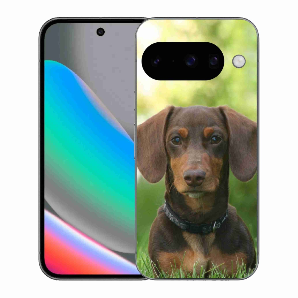 Gelový kryt mmCase na Google Pixel 10 - hnědý jezevčík