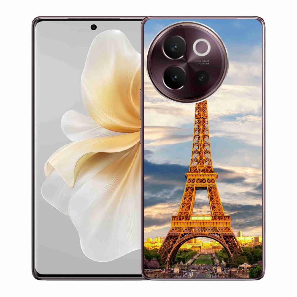 Gelový kryt mmCase na Vivo V40 Lite 5G - eiffelova věž 3
