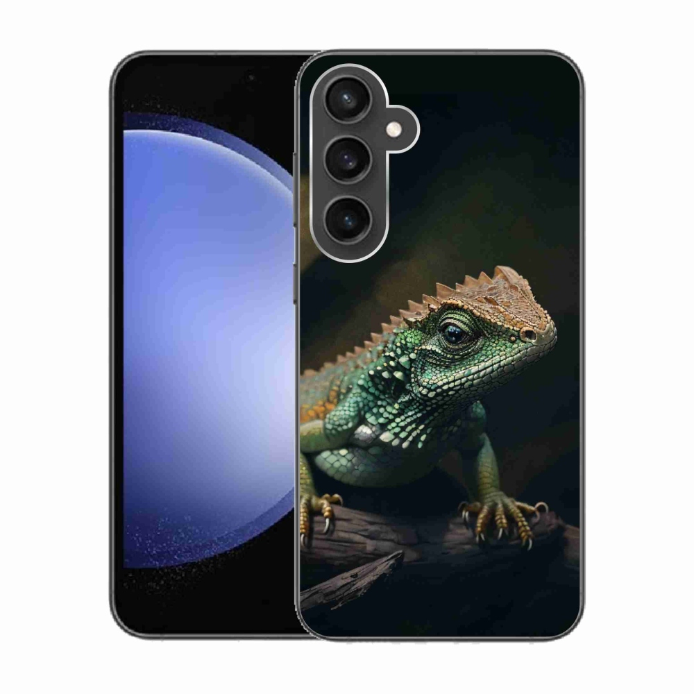 Gelový kryt mmCase na Samsung Galaxy S23 FE - ještěr