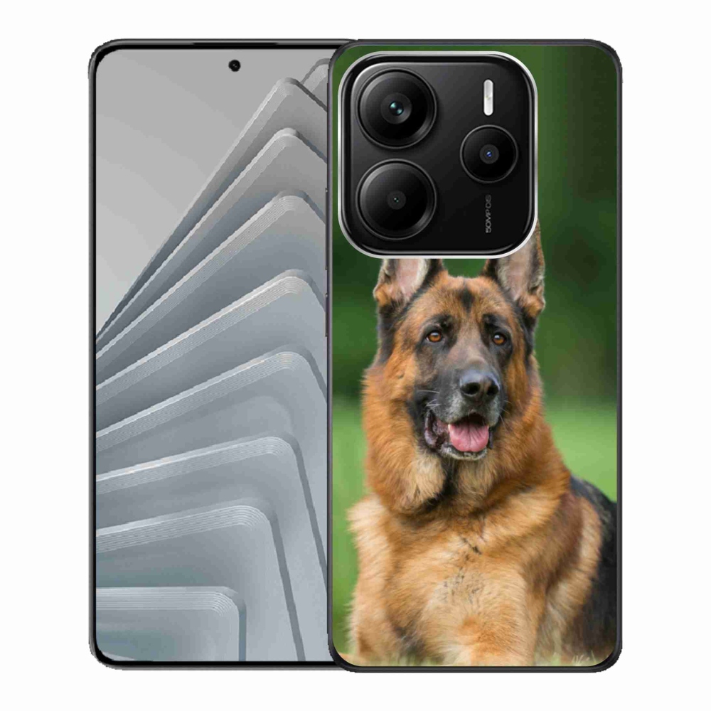 Gelový kryt mmCase na Xiaomi Redmi Note 14 5G - německý ovčák