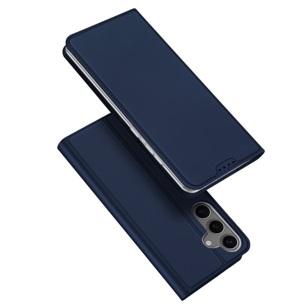 DUX knížkové pouzdro na Samsung Galaxy S25 - tmavěmodré