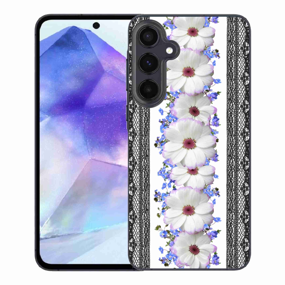 Gelový kryt mmCase na Samsung Galaxy A55 5G - květiny 8
