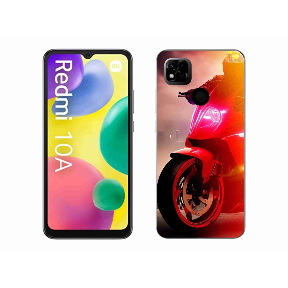 Gelový kryt mmCase na Xiaomi Redmi 10A - motorka