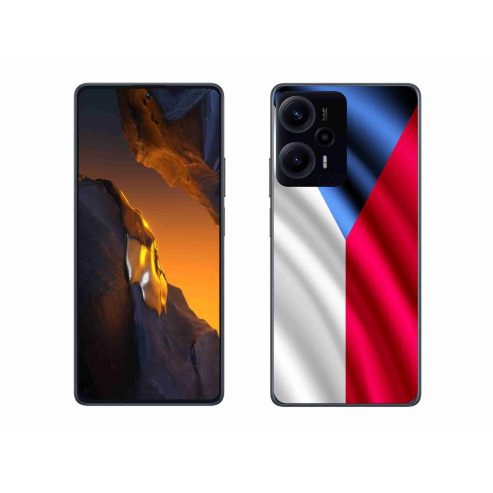 Gelový kryt mmCase na Xiaomi Poco F5 - česká vlajka