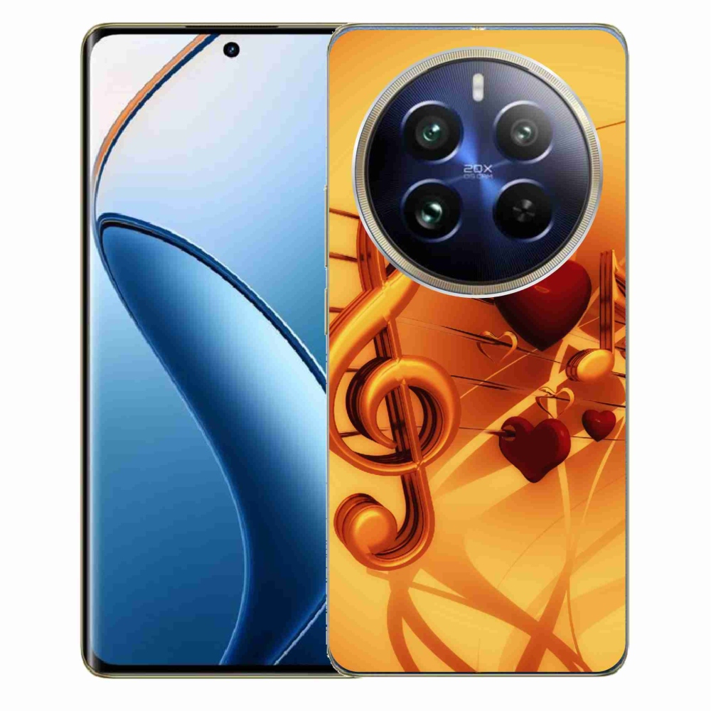 Gelový kryt mmCase na Realme 12 Pro 5G/12 Pro+ 5G - noty