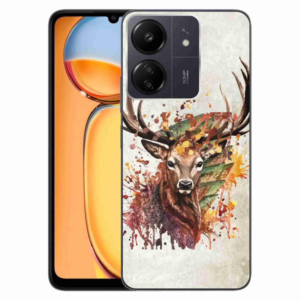 Gelový obal mmCase na Xiaomi Poco C65/Redmi 13C - jelen 1