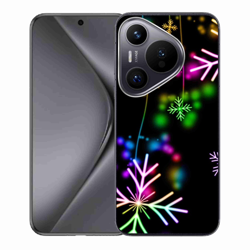 Gelový kryt mmCase na Huawei Pura 70 - barevné vločky