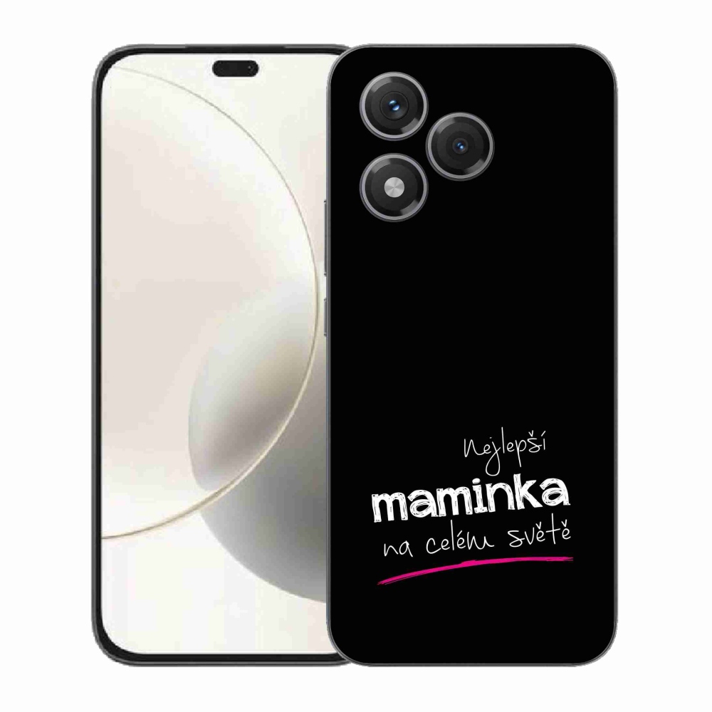 Gelový kryt mmCase na Honor 400 Lite - nejlepší maminka 4 černé pozadí